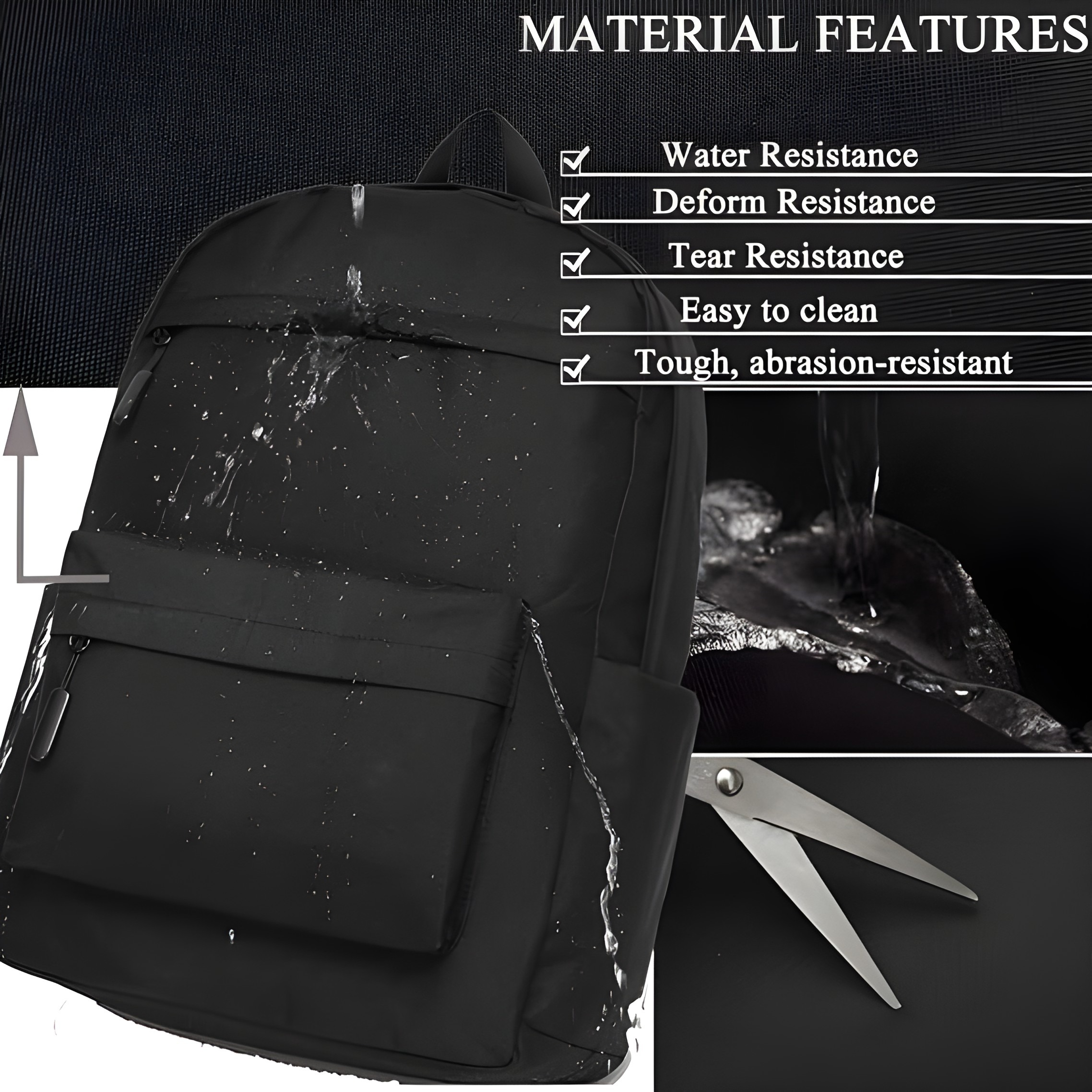VPack 21L Waterproof Backpack – Sleek, Durable, and Spacious - Image 2