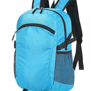 Compact & Ultralight Waterproof Hiking Backpack – Foldable Daypack for Travel (Blue)