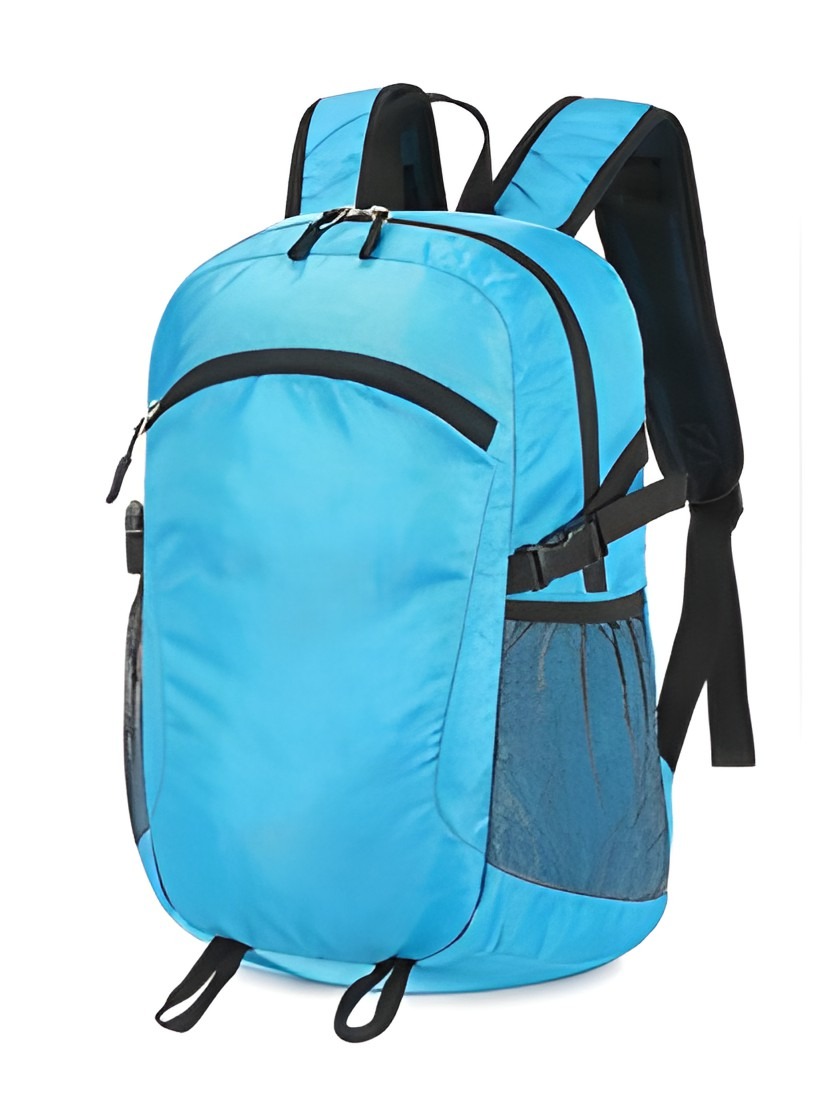 Compact & Ultralight Waterproof Hiking Backpack – Foldable Daypack for Travel (Blue)